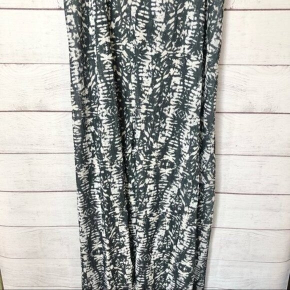 Zara Black & White Printed Trapeze Sleeveless Maxi Dress S - Picture 8 of 8